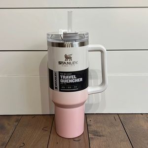 NWT - Stanley 40oz Stainless Steel Adventure Quencher Tumbler in Pink Ombré